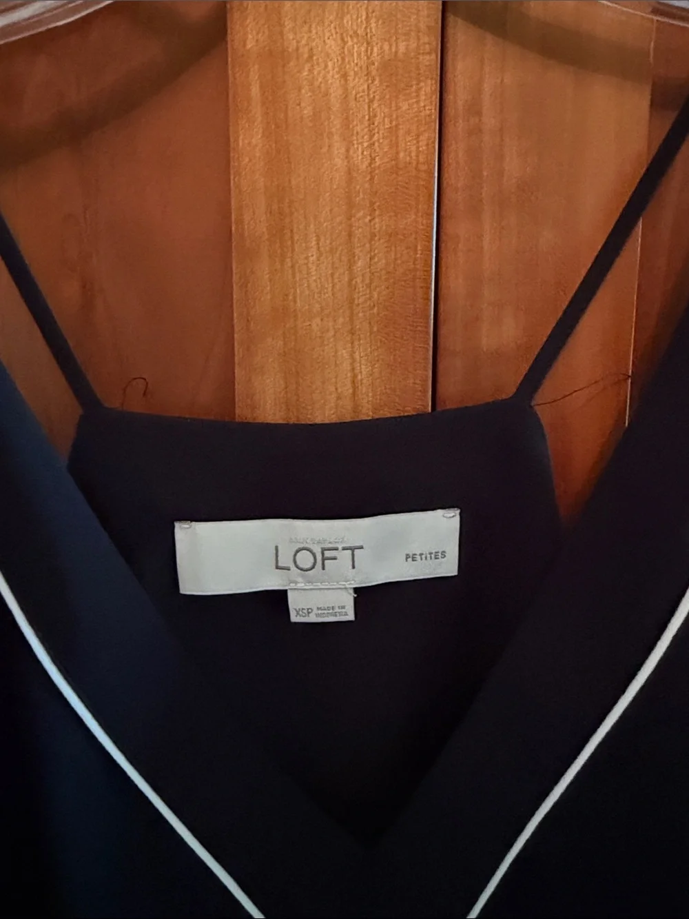 Loft Black Sheer Tank Top